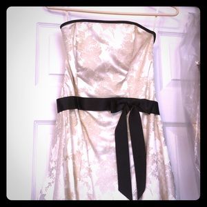 White/champagne colored juniors dress